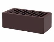 кирпич облицовочный полуторный, м-150,120x250x88, темный шоколад